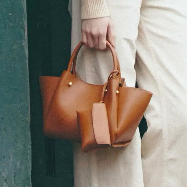 [BUNJANG] Dupois Sac Purete Clay Brown Handbag / 듀푸아 삭 퓌르테 클레이브라운