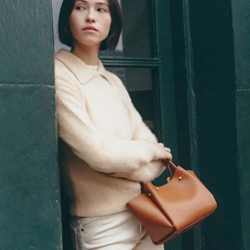 [BUNJANG] Dupois Sac Purete Clay Brown Handbag / 듀푸아 삭 퓌르테 클레이브라운