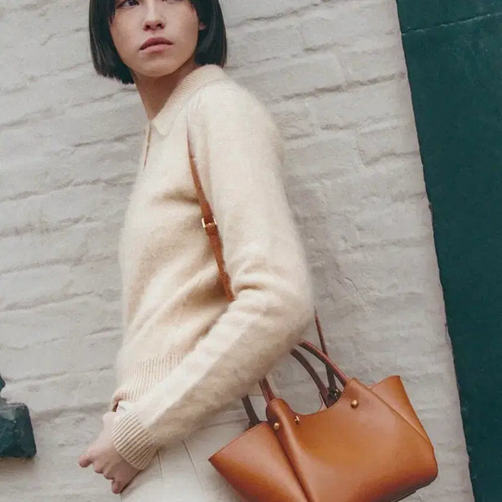 [BUNJANG] Dupois Sac Purete Clay Brown Handbag / 듀푸아 삭 퓌르테 클레이브라운