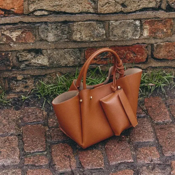 [BUNJANG] Dupois Sac Purete Clay Brown Handbag / 듀푸아 삭 퓌르테 클레이브라운