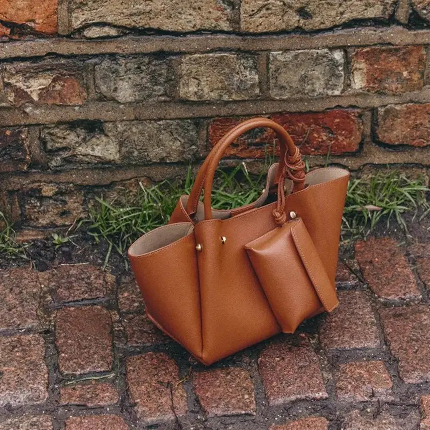 [BUNJANG] Dupois Sac Purete Clay Brown Handbag / 듀푸아 삭 퓌르테 클레이브라운