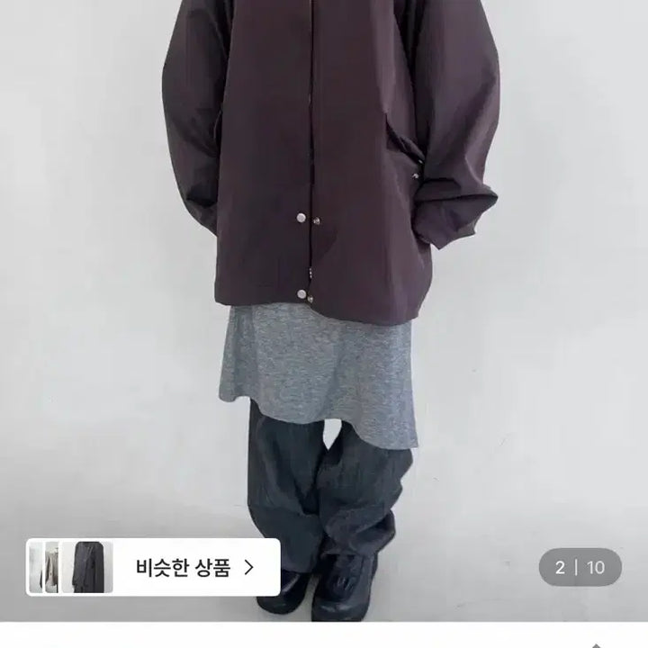 [BUNJANG] BERK SEOUL High-Neck Raglan Jacket (Purple) / HIGH-NECK RAGLAN JACKET 퍼플 베르크서울 자켓 야상