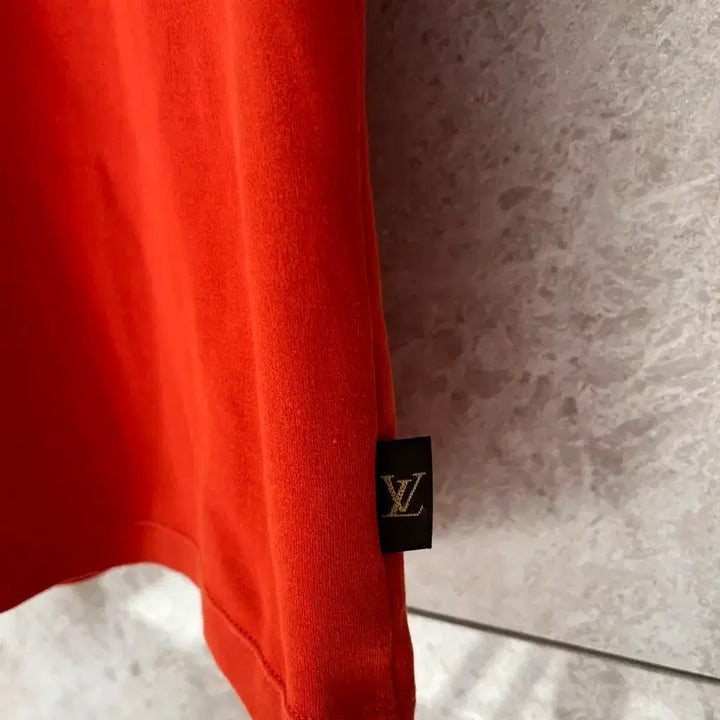 [BUNJANG] Louis Vuitton Orange Short Sleeve T-Shirt M / 루이비통 오렌지 반팔티 M 정품