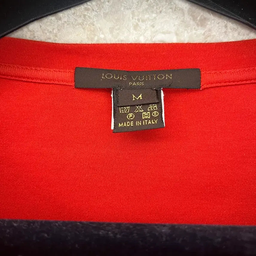 [BUNJANG] Louis Vuitton Orange Short Sleeve T-Shirt M / 루이비통 오렌지 반팔티 M 정품