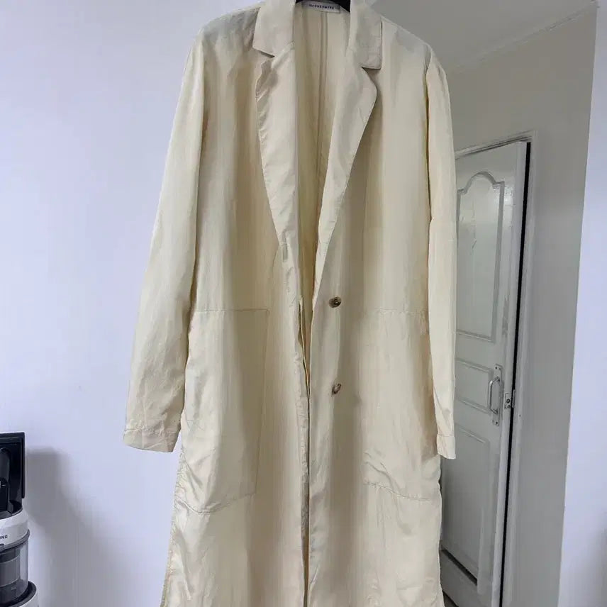[SOLD OUT] 한섬 더캐시미어 경량 트렌치 코트 / 타임 시스템 코스 스타일