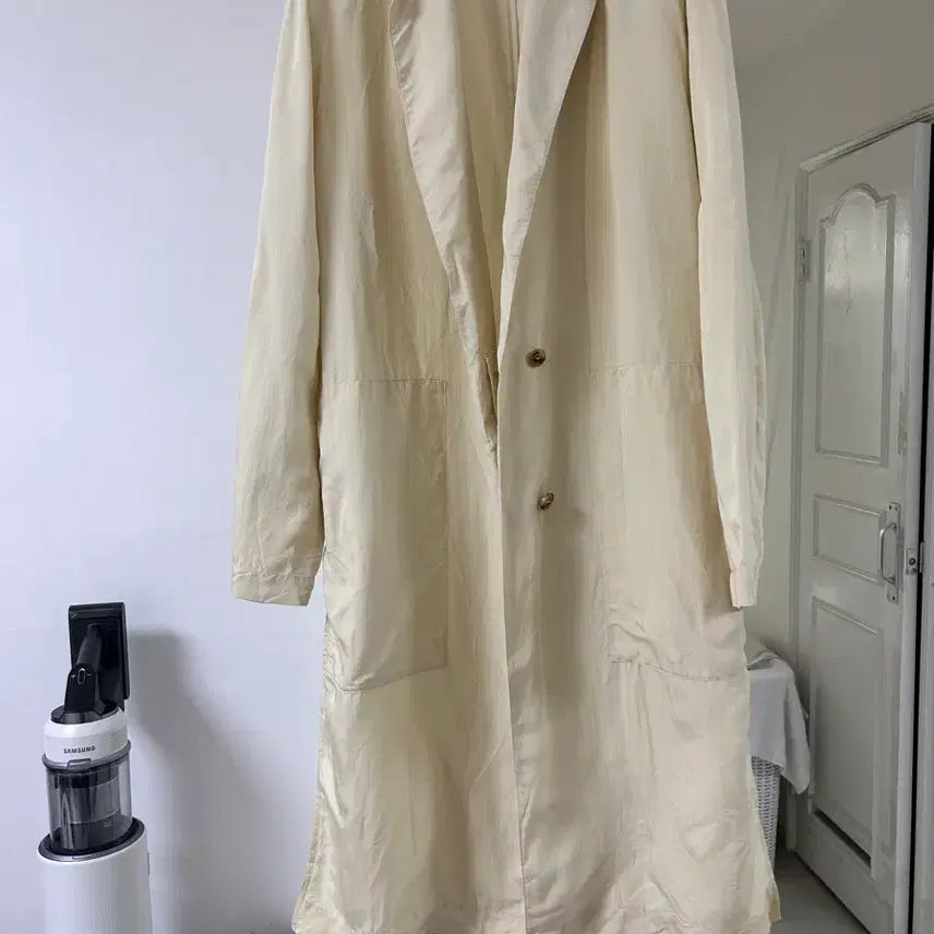 [SOLD OUT] 한섬 더캐시미어 경량 트렌치 코트 / 타임 시스템 코스 스타일