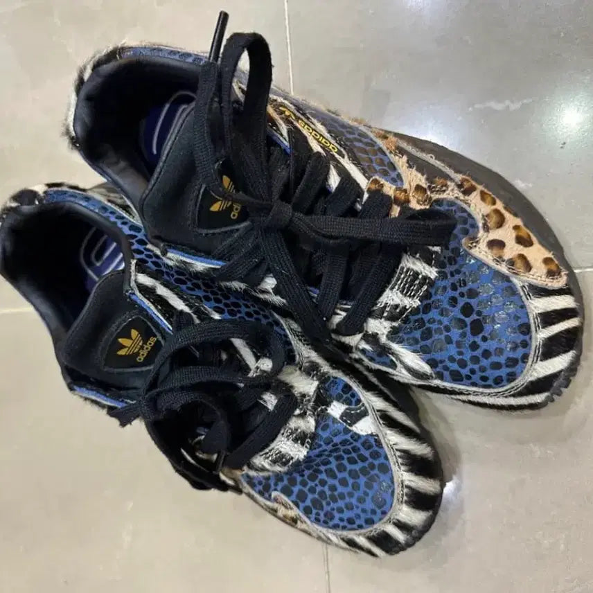 [BUNJANG] Adidas W Falcon Out Loud Leopard &amp; Zebra / 아디다스 W 팔콘 아웃 라우드 레오파드 및 지브라