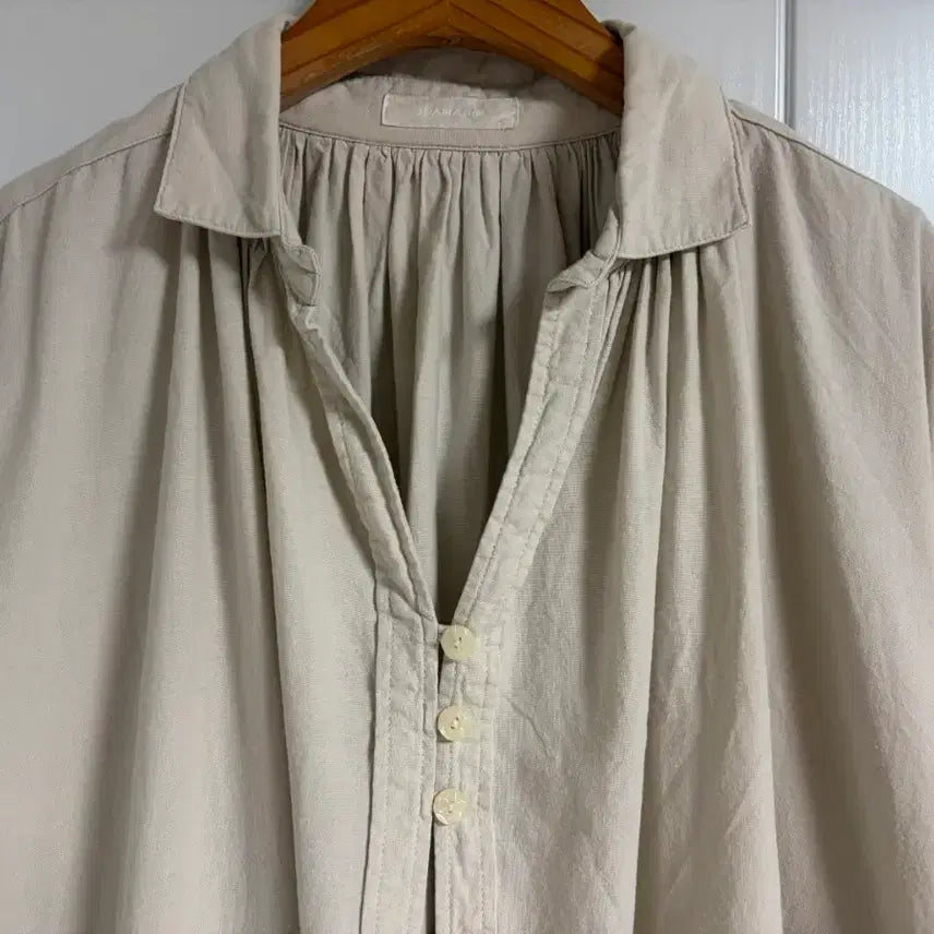 [SOLD OUT] (일본 수입 빈티지)반팔 원피스 셔츠 면100 기본 베이직