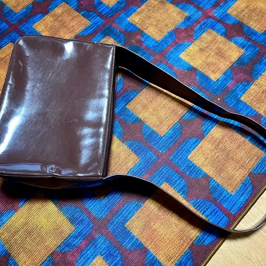 [BUNJANG] Celine Vintage Burgundy Enamel Shoulder Bag / 정품 빈티지 올드 셀린느 숄더백