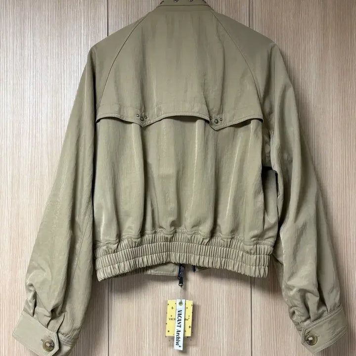 [BUNJANG] Vacant Archive Beige Harrington Jacket (L) / 베이컨트 아카이브 베이지 색상 해링턴 자켓 L