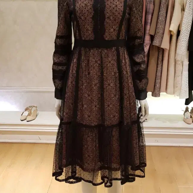 [BUNJANG] Renibon Lace Dress / (55사이즈)새상품/레니본 레이스 원피스
