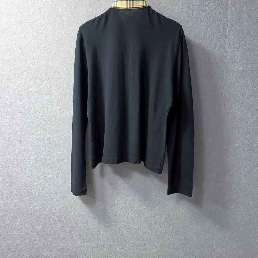 [BUNJANG] Burberry Check Collar Polo Shirt / 버버리 체크카라 폴로 티셔츠