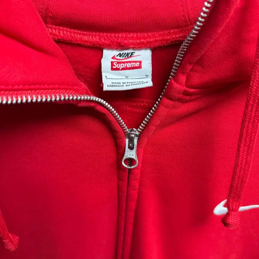 [BUNJANG] Supreme Nike Hoodie L Size / 슈프림 나이키 후드집업 L