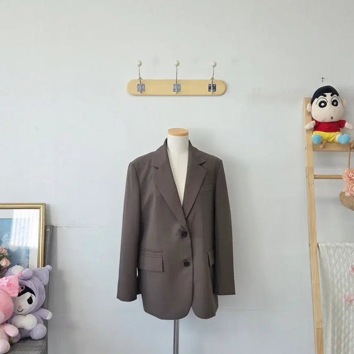 [BUNJANG] MORGAN Brown Simple Jacket / 빈티지 만원샵 MORGAN 브라운 심플 자켓