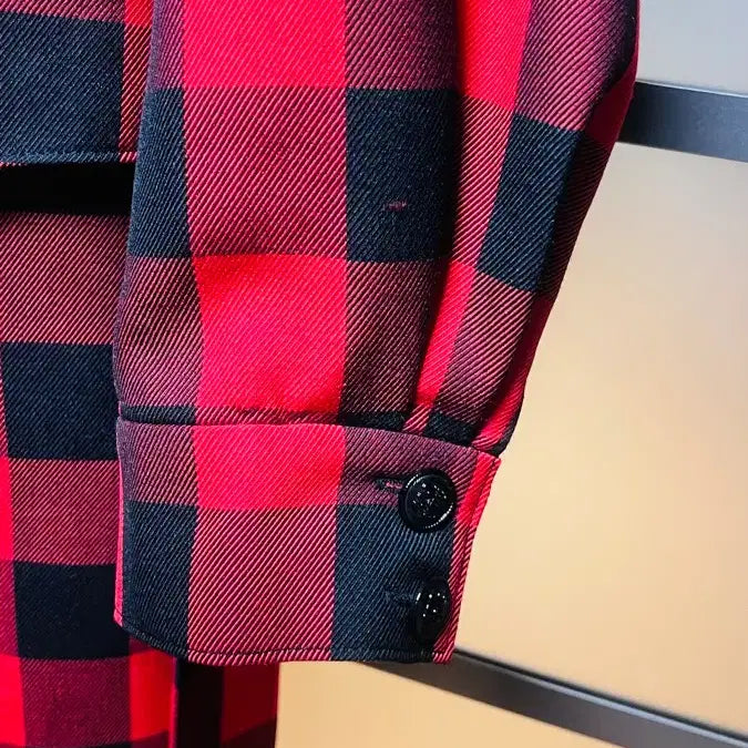[BUNJANG] Mojo S.phine Checkered Trench Coat / 모조에스핀 트렌치코트