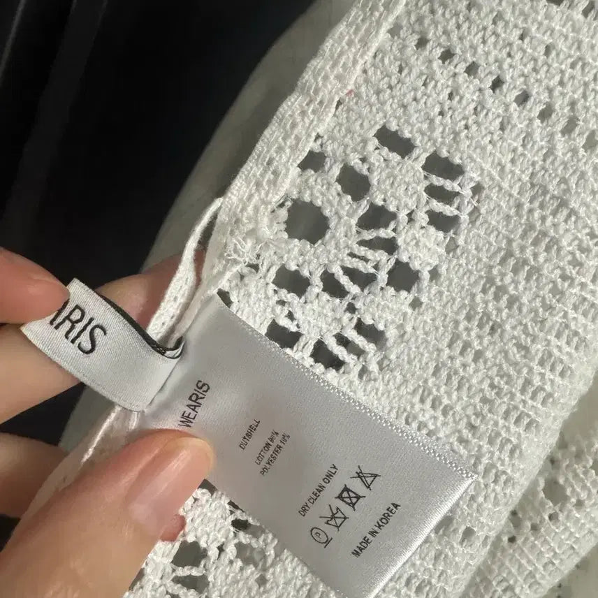 [BUNJANG] Crochet Bustier Top / 웨어리스 크로셰 니트 뷔스티에