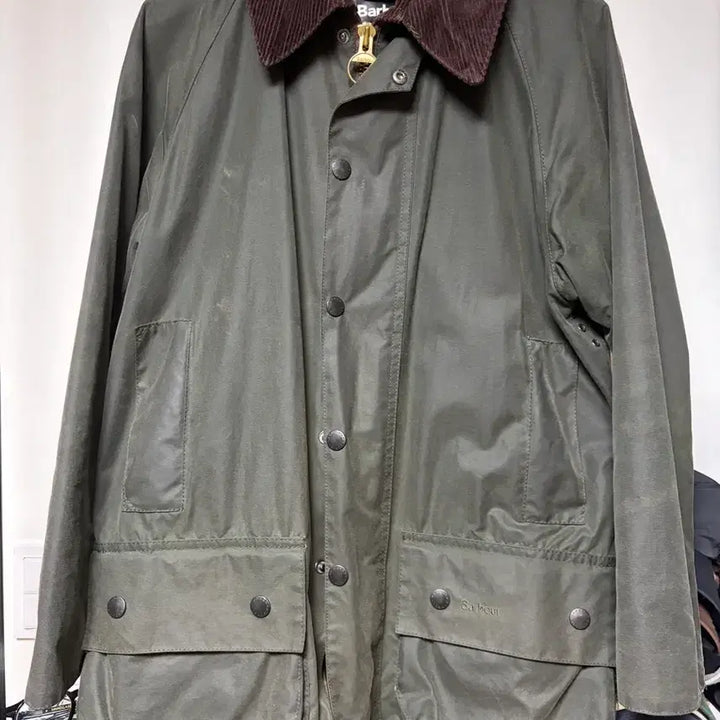 [BUNJANG] Barbour Beaufort Wax Jacket Sage Size 100 / 바버 뷰포트(BEAUFORT) 왁스 자켓 세이지 100사이즈