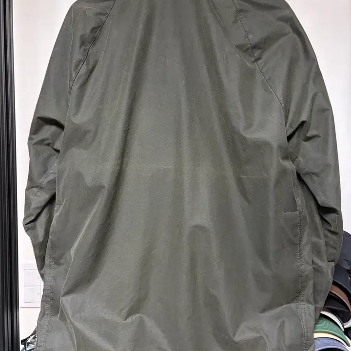[BUNJANG] Barbour Beaufort Wax Jacket Sage Size 100 / 바버 뷰포트(BEAUFORT) 왁스 자켓 세이지 100사이즈