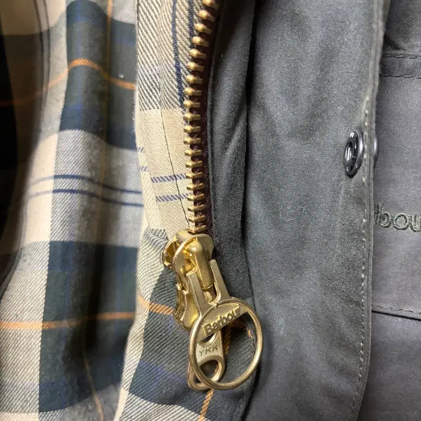 [BUNJANG] Barbour Beaufort Wax Jacket Sage Size 100 / 바버 뷰포트(BEAUFORT) 왁스 자켓 세이지 100사이즈