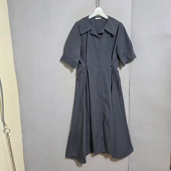 [BUNJANG] List Midi Dress / 리스트 바스락느낌소재 원피스 55  n4400