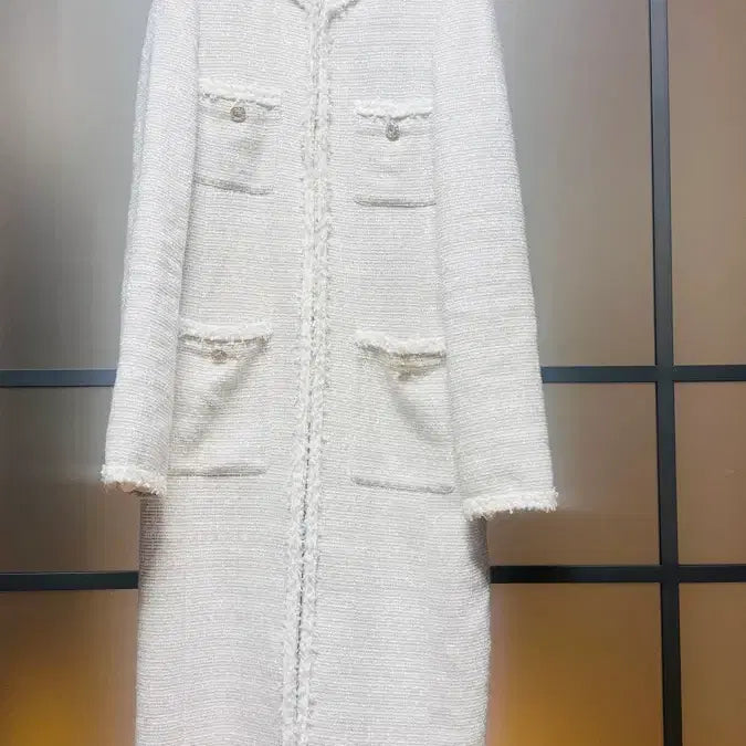 [BUNJANG] ZIGOT White Tweed Dress Coat / 지고트 원피스 (코트)