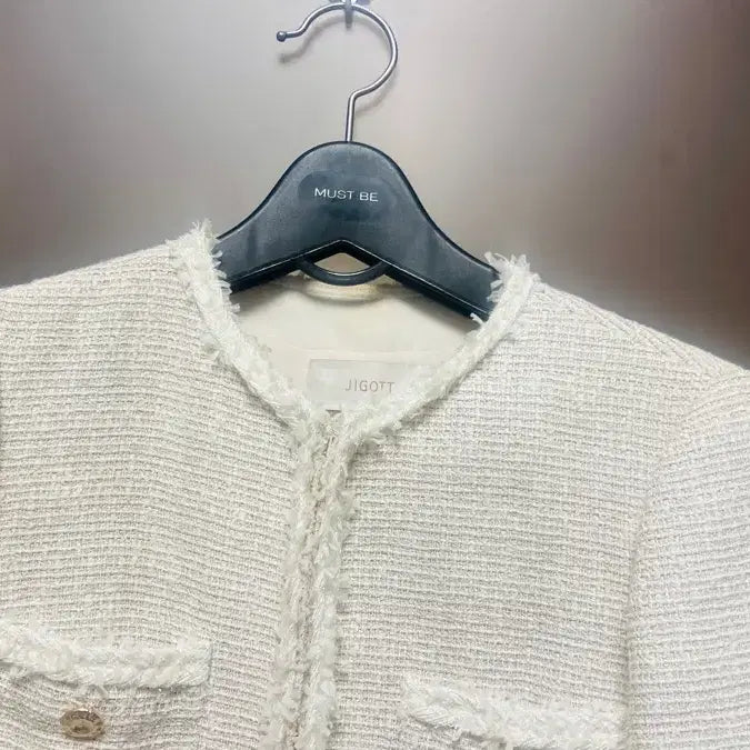 [BUNJANG] ZIGOT White Tweed Dress Coat / 지고트 원피스 (코트)