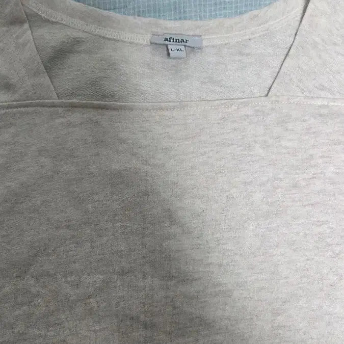 [BUNJANG] AFINAR Oatmeal Sweatshirt L-XL / AFINAR 오트밀 L-XL 맨투맨