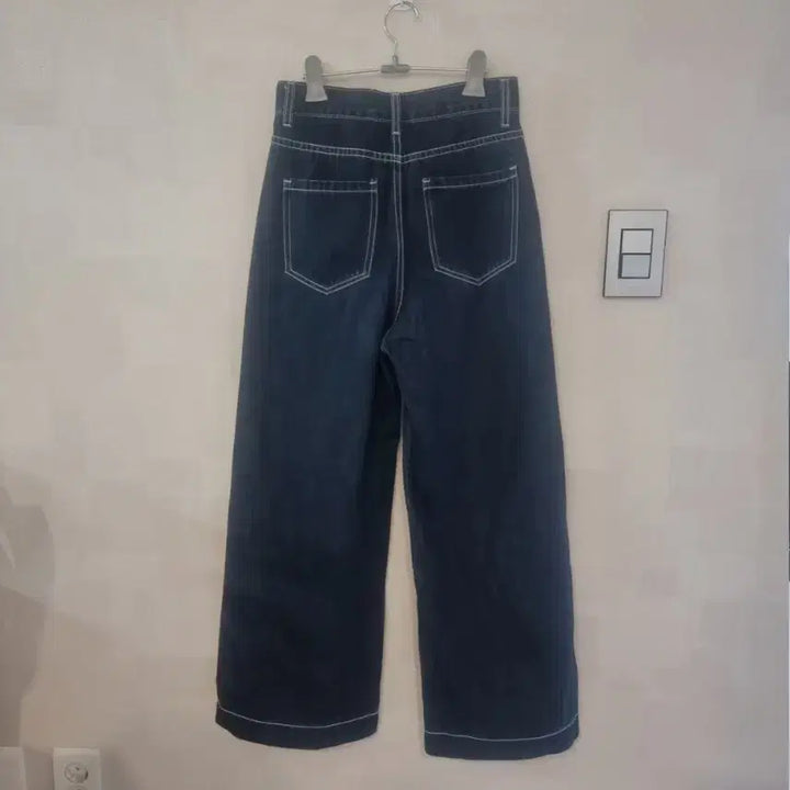 [BUNJANG] Unbranded Wide Raw Denim Pants S Size / 와이드 생지 데님 팬츠 S 사이즈