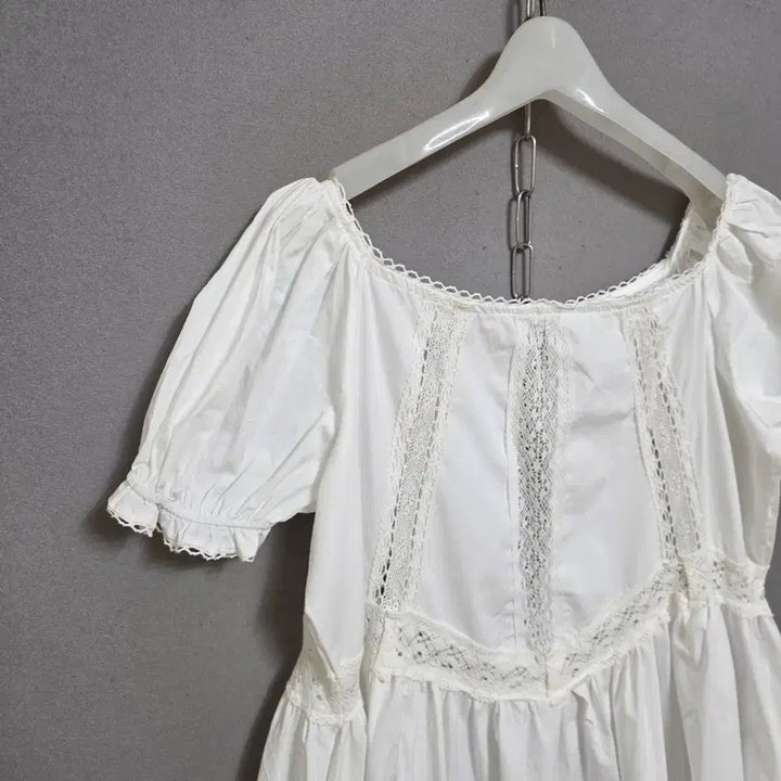 [SOLD OUT] 소녀스런 분위기 화이트 원피스 77  n4404