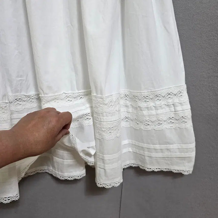 [SOLD OUT] 소녀스런 분위기 화이트 원피스 77  n4404