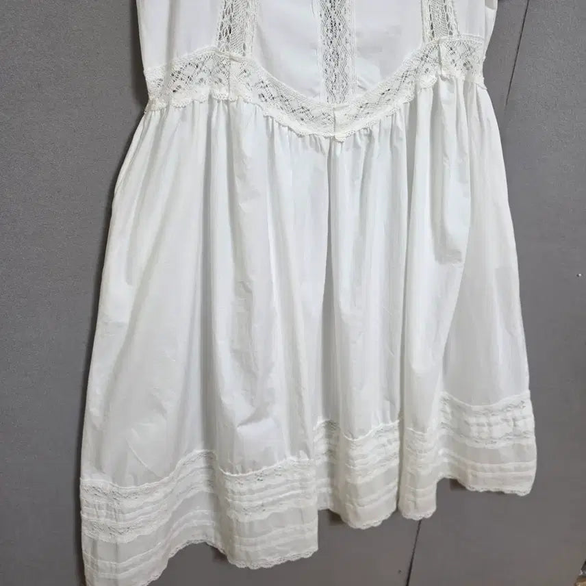 [SOLD OUT] 소녀스런 분위기 화이트 원피스 77  n4404