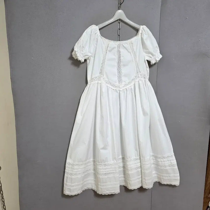 [SOLD OUT] 소녀스런 분위기 화이트 원피스 77  n4404