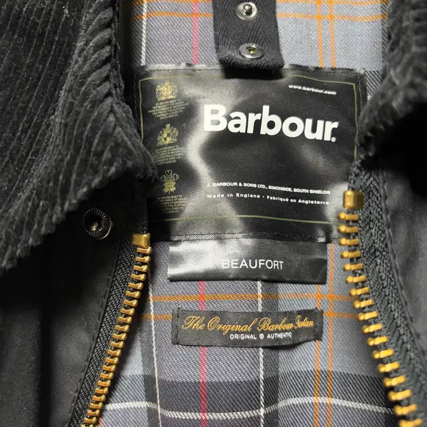[BUNJANG] Barbour Beaufort Black Wax Jacket / 바버 뷰포트 블랙 100 영국제 정품 거의 새상품급 왁스자켓