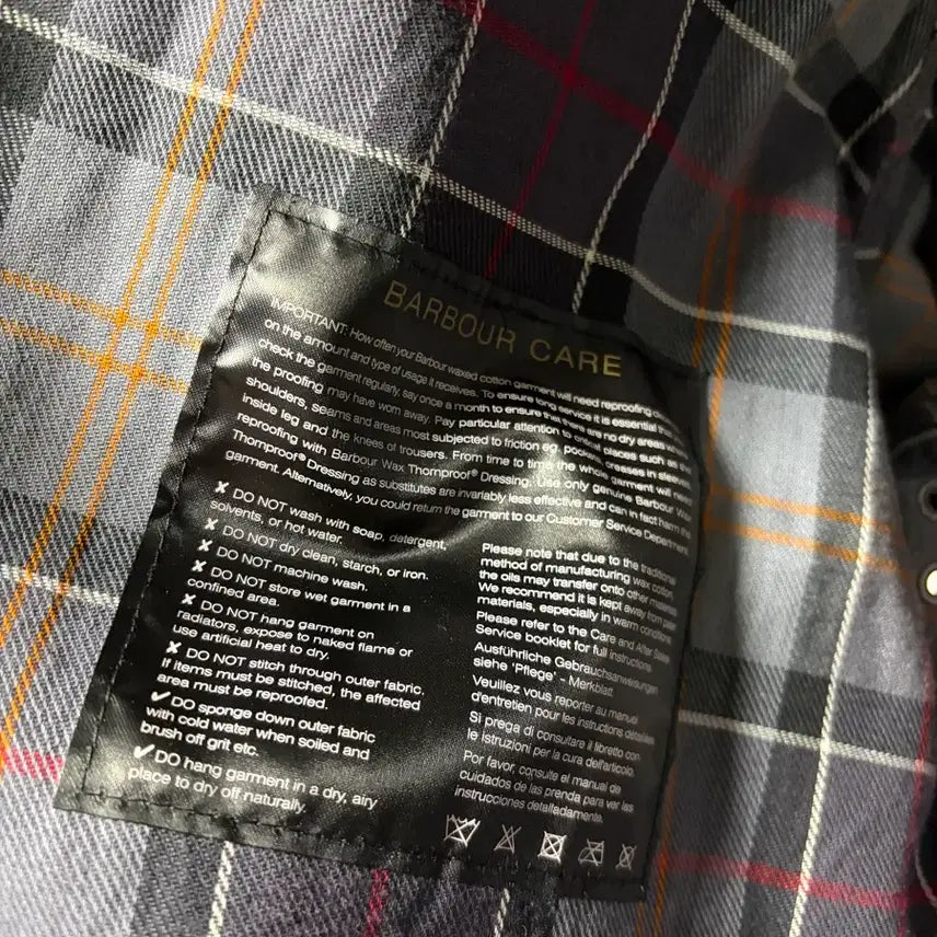 [BUNJANG] Barbour Beaufort Black Wax Jacket / 바버 뷰포트 블랙 100 영국제 정품 거의 새상품급 왁스자켓