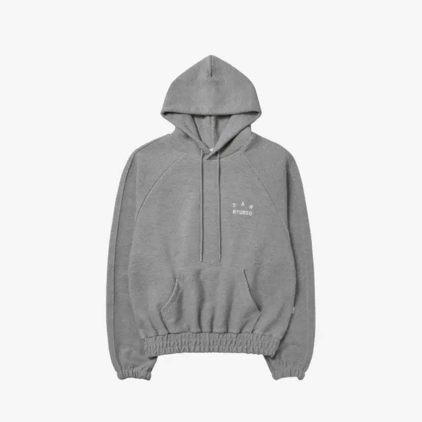 [BUNJANG] Iab Studio Herringbone Hoodie Gray M / [새상품] 아이앱 헤링본 후드 그레이 M