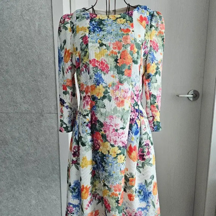 [BUNJANG] Floral Pattern Midi Dress / 플라워 패턴  원피스