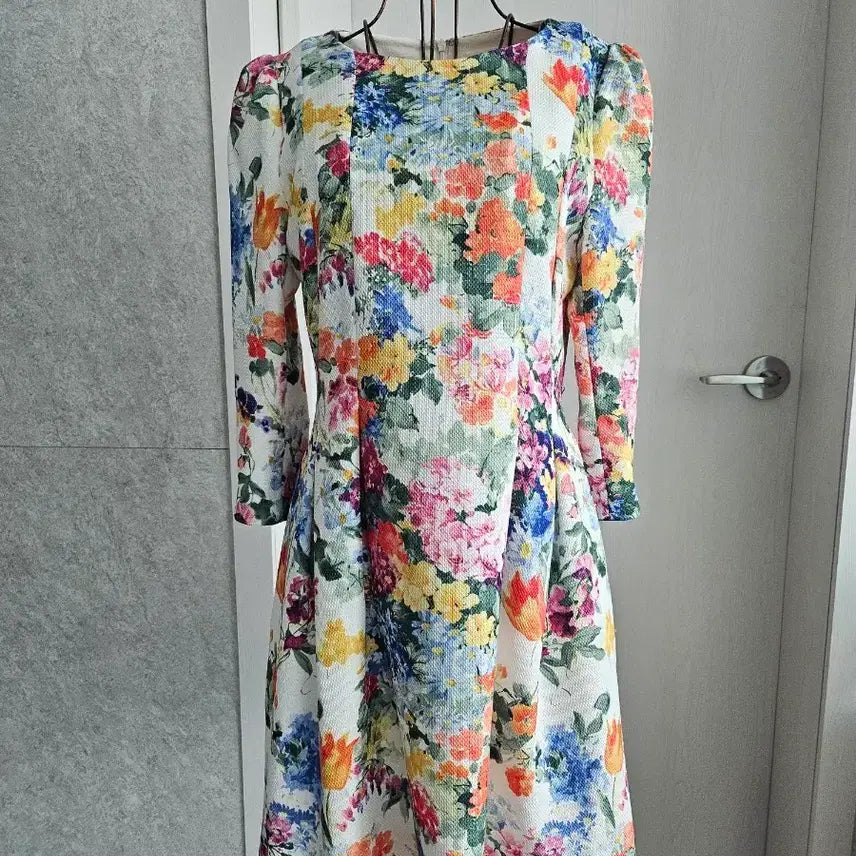 [BUNJANG] Floral Pattern Midi Dress / 플라워 패턴  원피스
