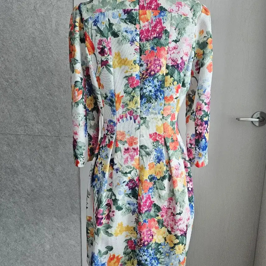 [BUNJANG] Floral Pattern Midi Dress / 플라워 패턴  원피스