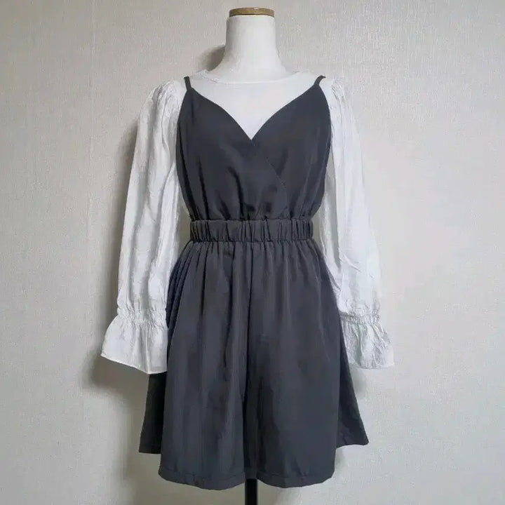 [BUNJANG] Layered Bustier Jumpsuit / 레이어드 뷔스티에 점프수트(블라우스별도구매)