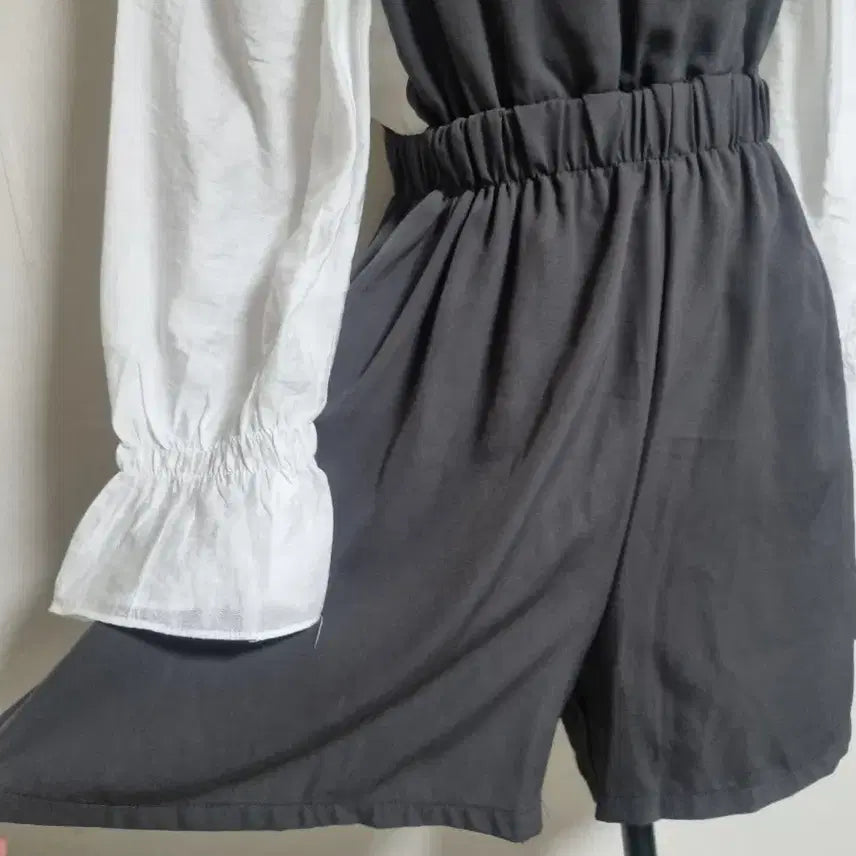 [BUNJANG] Layered Bustier Jumpsuit / 레이어드 뷔스티에 점프수트(블라우스별도구매)