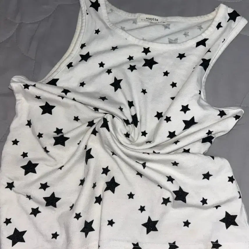 [BUNJANG] Salome Vintage Star Halter Neck Sleeveless Top / 살로메 빈티지 별 스타 나시 홀터넥 민소매