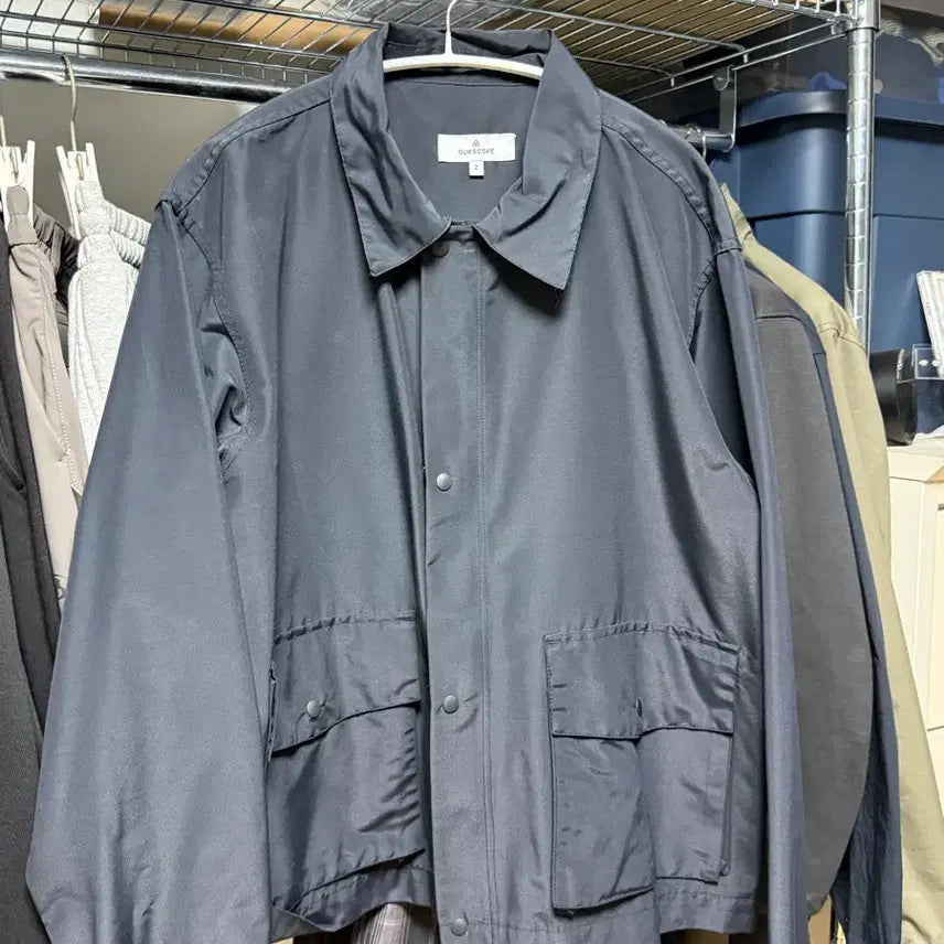 [SOLD OUT] 아워스코프 OURSCOPE 포켓 셔츠 자켓 블랙