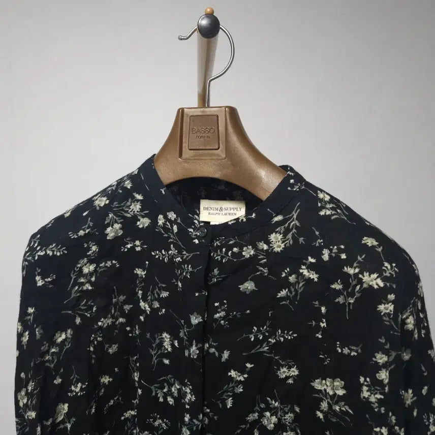 [SOLD OUT] S ) 데님앤서플라이 랄프로렌 플라워 오버핏 블라우스