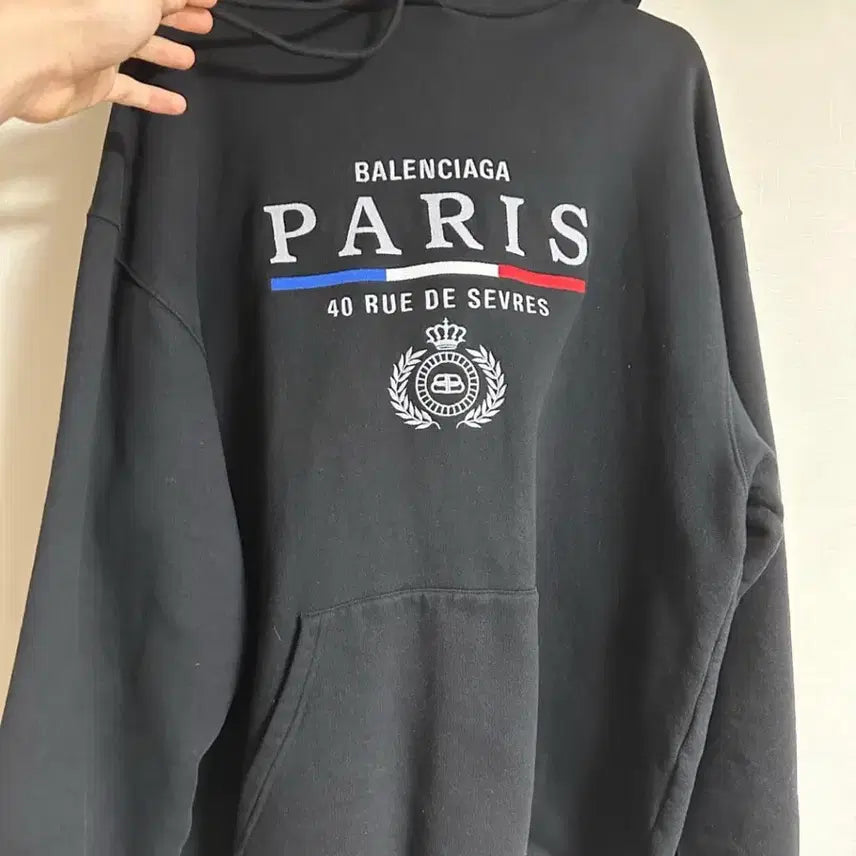 [BUNJANG] Balenciaga Paris Hoodie / 발렌시아가 파리 후드티