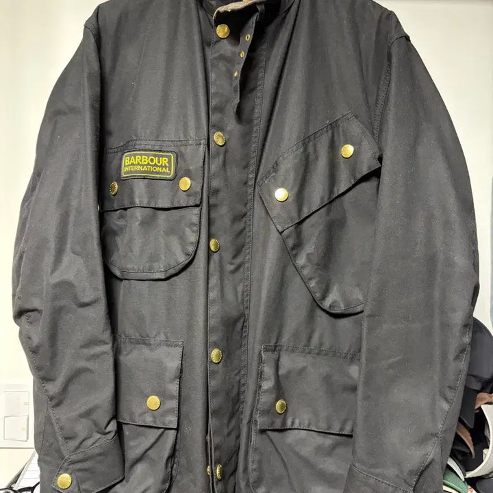 [BUNJANG] Barbour International Black Wax Jacket (Men&