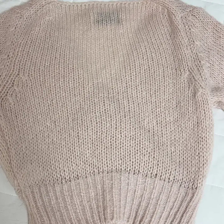 [BUNJANG] 3 Times Knit Top Pink / 쓰리타임즈 랩 니트 탑 핑크