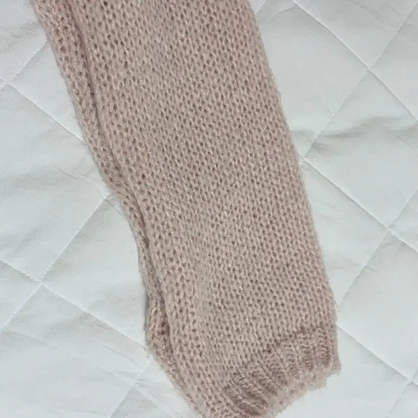 [BUNJANG] 3 Times Knit Top Pink / 쓰리타임즈 랩 니트 탑 핑크