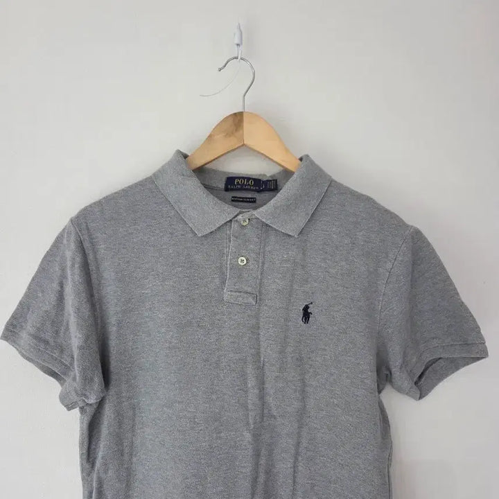 [BUNJANG] Polo Ralph Lauren Grey Short Sleeve Polo Shirt (Size 95) / 폴로랄프로렌 그레이 반팔카라티(95사이즈)