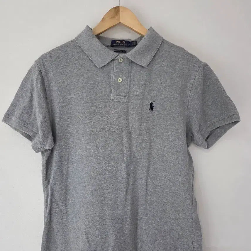 [BUNJANG] Polo Ralph Lauren Grey Short Sleeve Polo Shirt (Size 95) / 폴로랄프로렌 그레이 반팔카라티(95사이즈)