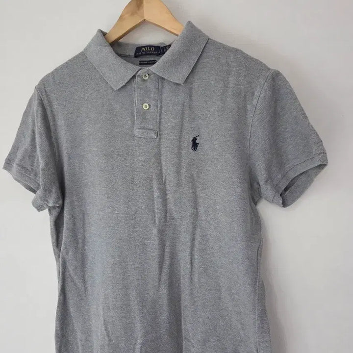 [BUNJANG] Polo Ralph Lauren Grey Short Sleeve Polo Shirt (Size 95) / 폴로랄프로렌 그레이 반팔카라티(95사이즈)